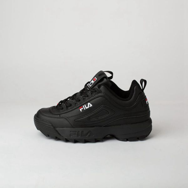 Zapatillas Fila Niñas Negras / Blancas / Rojas - Disruptor 2 - España 582346RLD